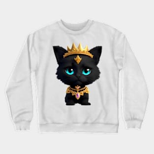 Cute little kitten prince Crewneck Sweatshirt